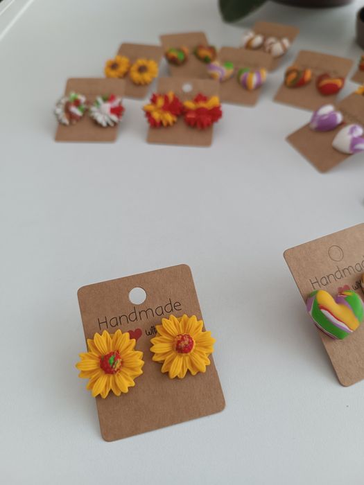 Обици от полимерна глина