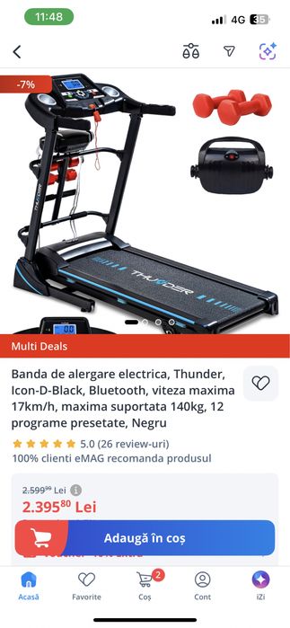 Banda de alergat Thuder Noua !