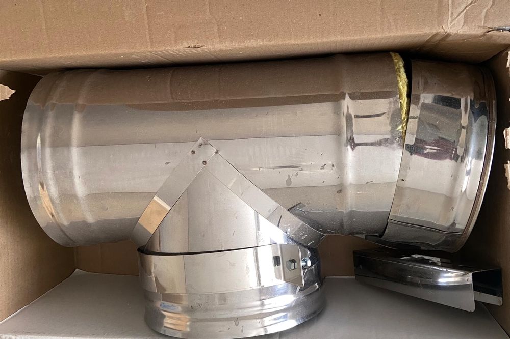 Продам тройник сендвич с крышкой для котла