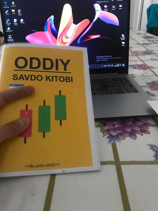 Oddiy savdo kitobi Treyding kitobi ozbekcha ruscha xantal