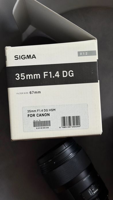 Sigma Art 35mm f1.4 dg for Canon