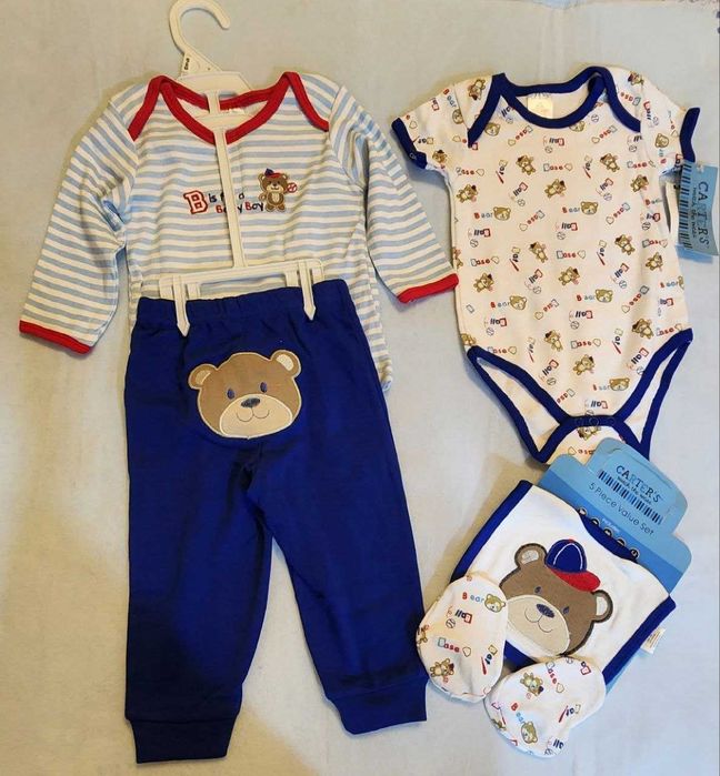 Комплект Carter's для мальчика из 5 предметов.