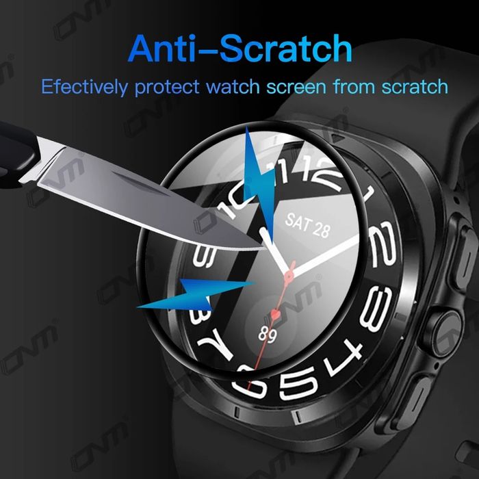 Samsung Galaxy Watch 8 / 7 / FE / Ultra 47 / 5D Протектор за цял екран