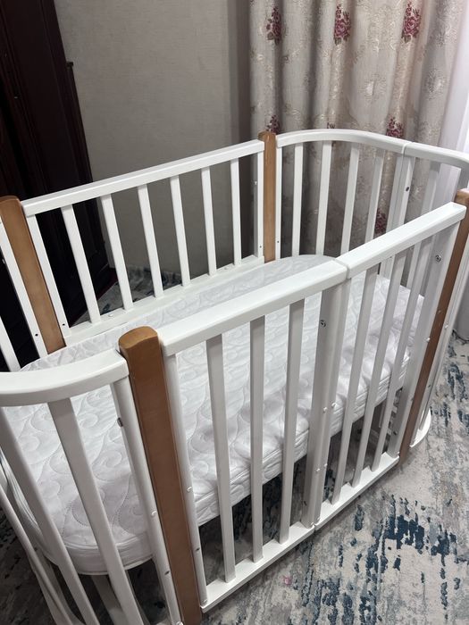 Манеж-кроватка трансформер 2в1