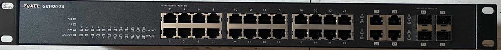 Суич/Switch ZyXEL GS1920-24, 24x 10/100/1000, 4x Gigabit combo ports