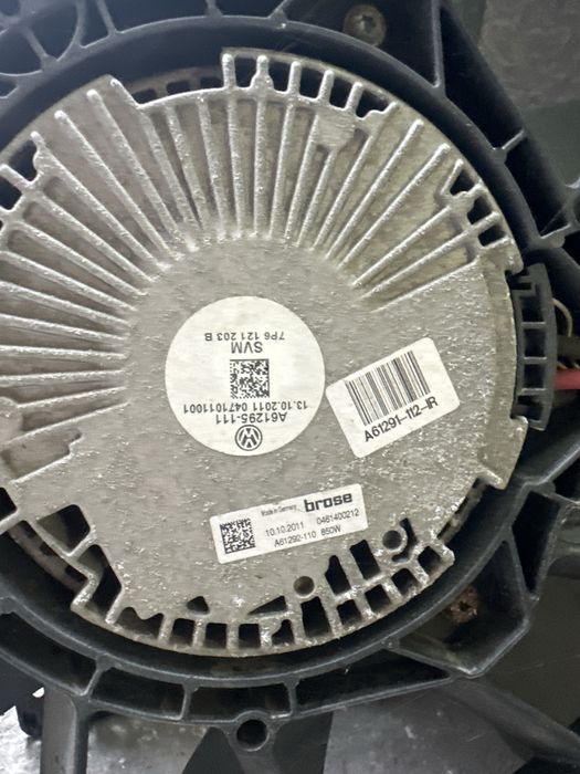 Electroventilator wv Touareg 7p 2014