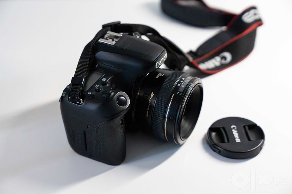 Canon EOS 77D + 2 объектива/2 ta obyektiv + комплект — готов к съёмке