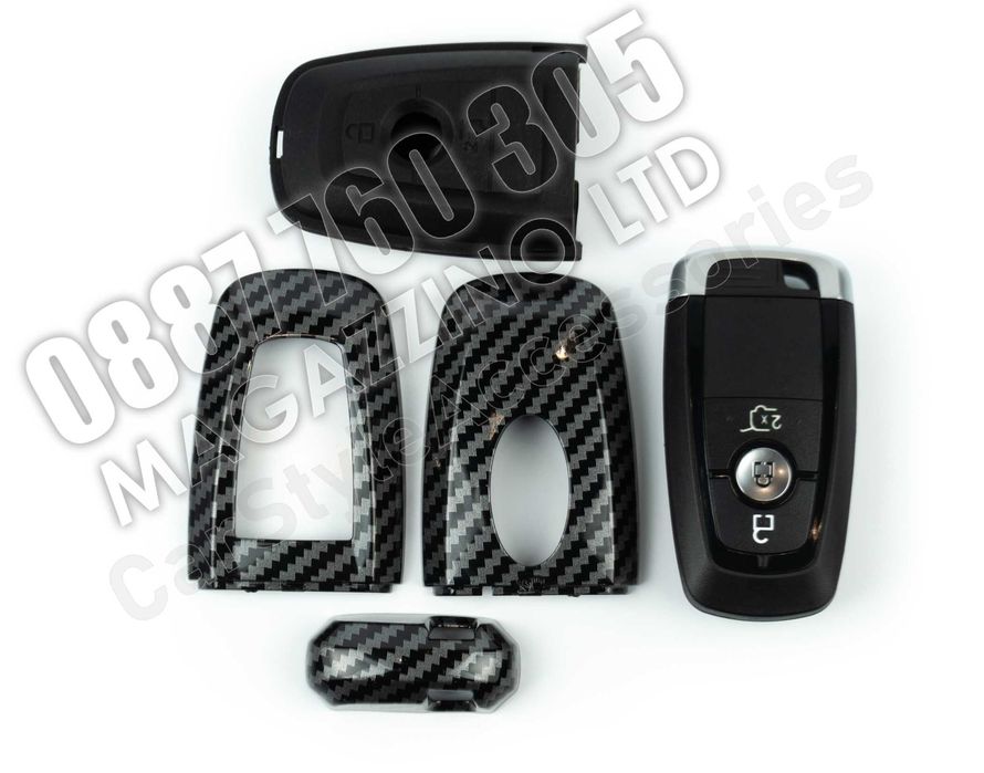 Карбонов Калъф Черупка за ключ Форд