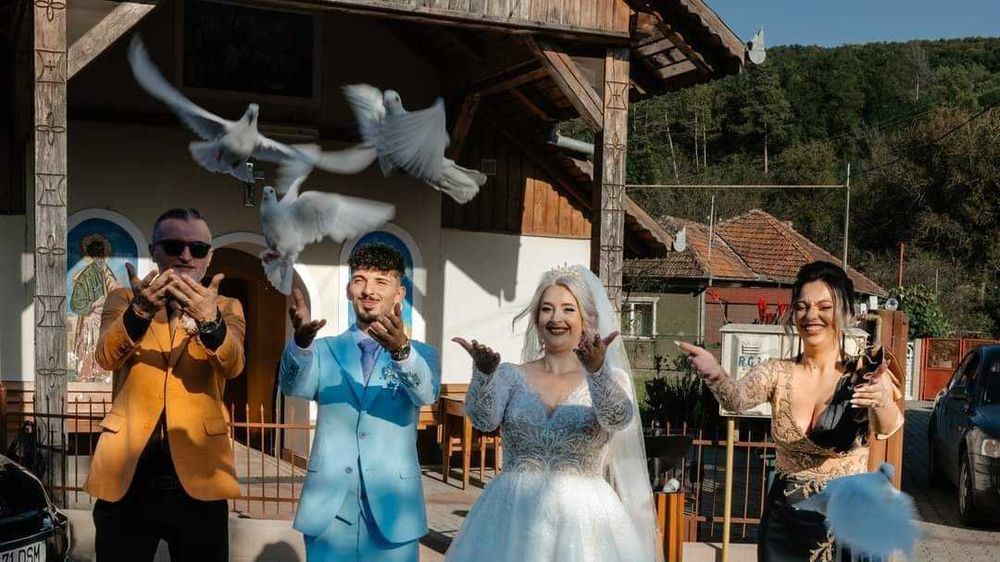 DacEvents,Porumbei Albi Nunta și Tort shoturi