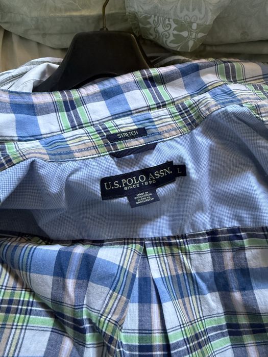 Мъжка риза US Polo Assn L Stretched Fit