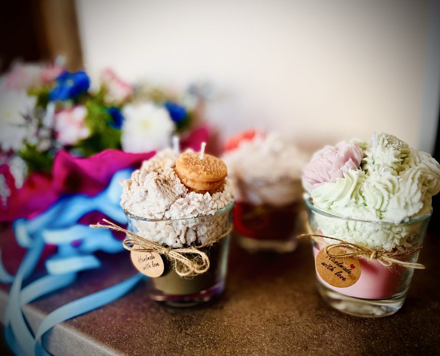 Ръчно изработени соеви свещи