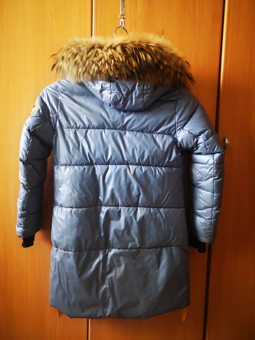 Пуховичок на девочку.