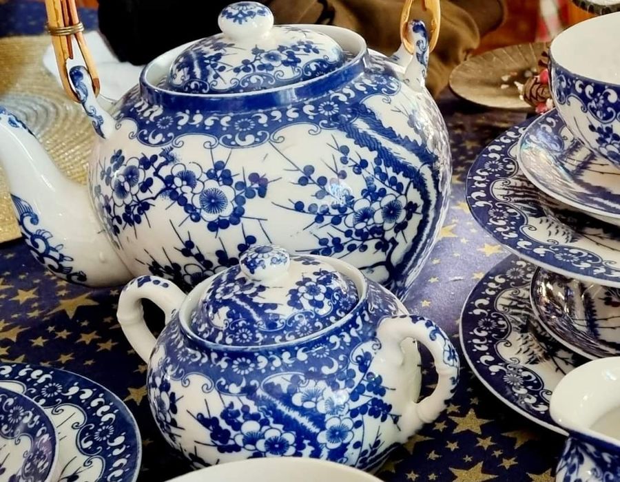 Японски Сервиз за чай тип "Яйчена черупка"