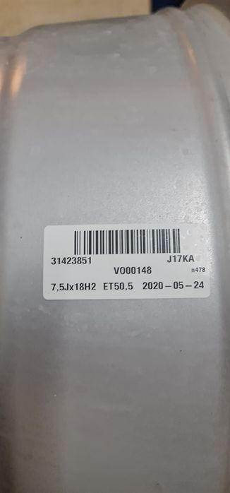 Jante 18" Volvo  Originale