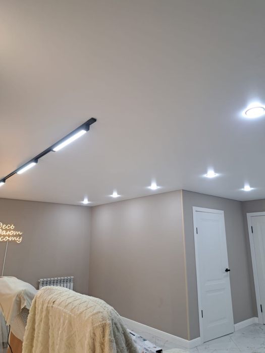 Натяжные потолки от 900 тг