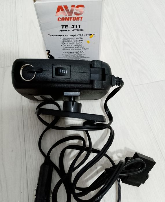 Автомобильный тепловентилятор 24В, для лобового стекла.