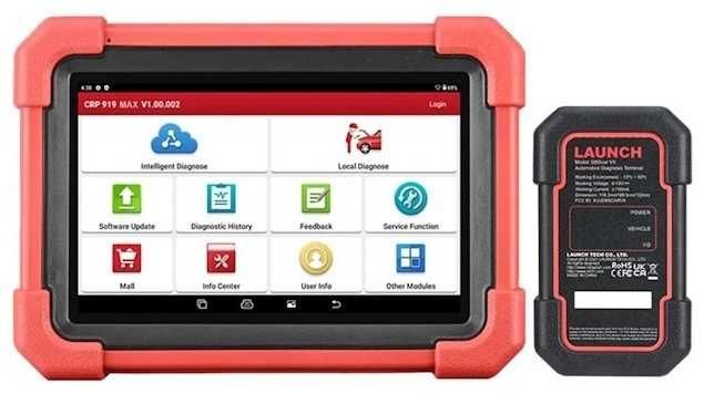 Мультимарочный автосканер Launch CRP 919 MAX