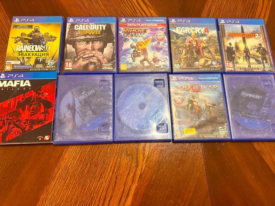 Диски для playstation 4