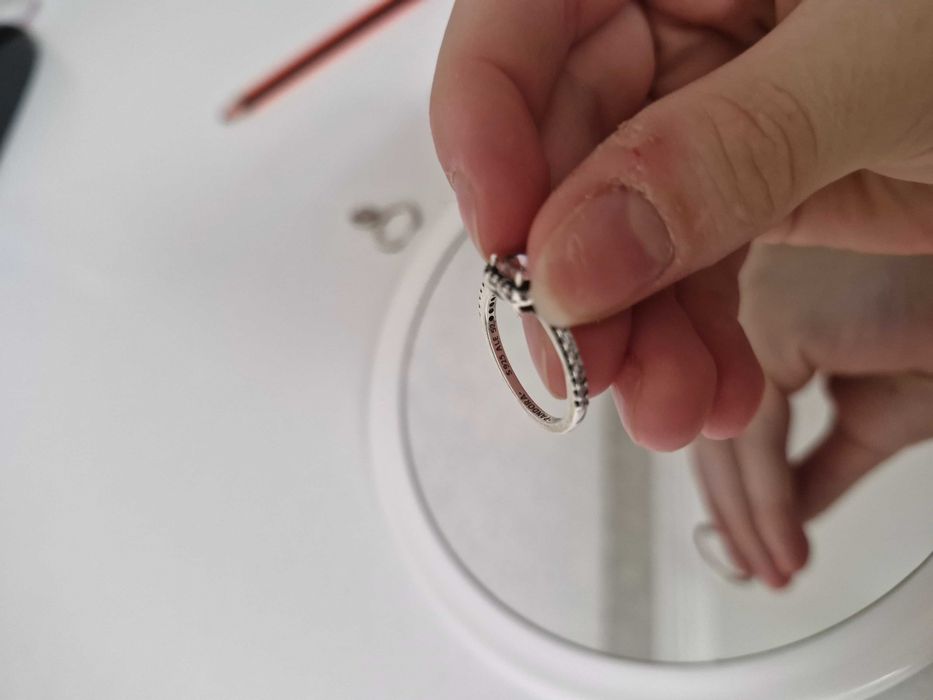 Кольцо и сережки Pandora