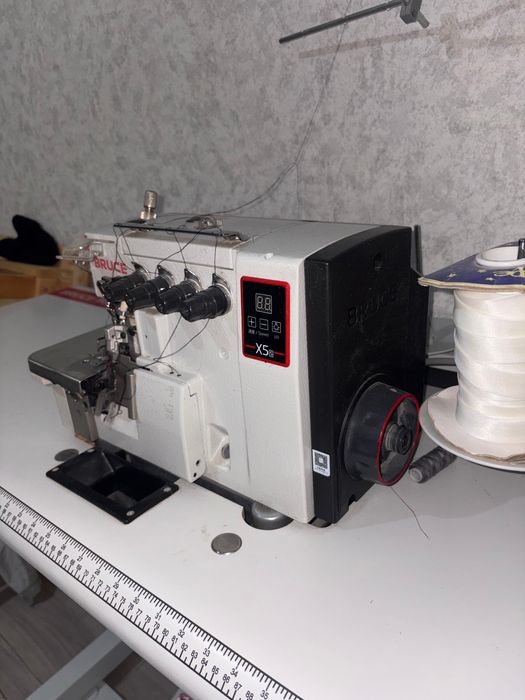 Оверлок Bruce X5S-5-M03/333 серый