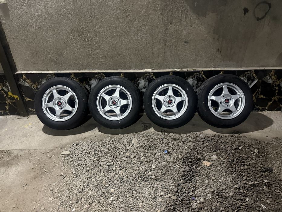 Мицубиси диски 15-й с покрышками