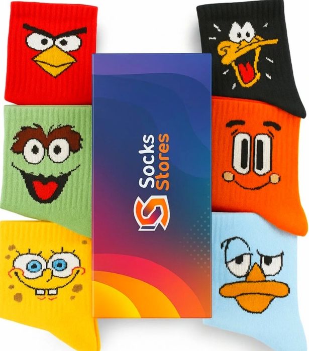 Set 6 șosete-ciorapi bumbac 100 % noi 40 - 44  - 50 Lei