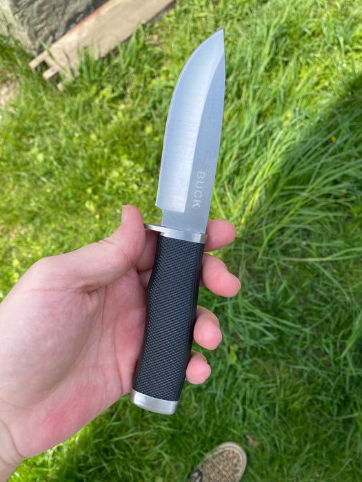 Cuțit Buck tactic fix de înaltă calitate, cu lamă 5Cr13Mov, teaca