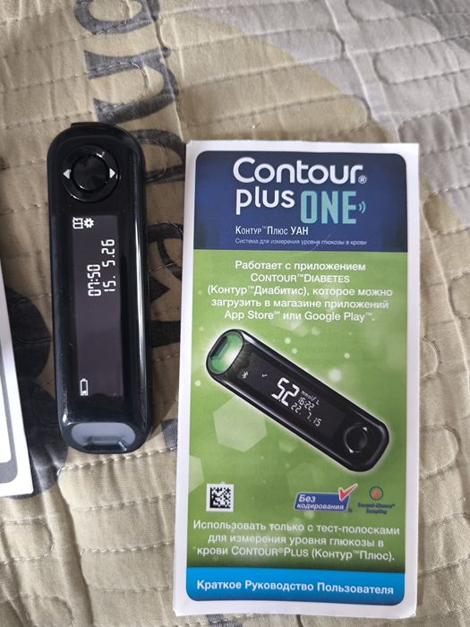 Глюкометр Contour plus. ONE