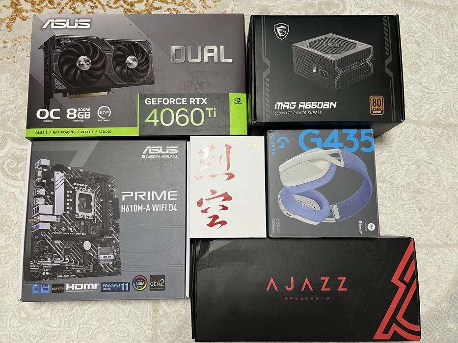 Мощный игровой компьютер rtx 4060ti