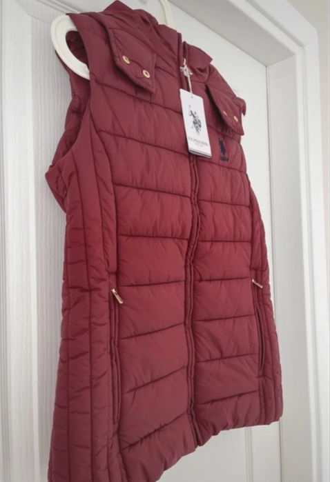Vesta cu gluga USPA Polo marime 34 / xs noua