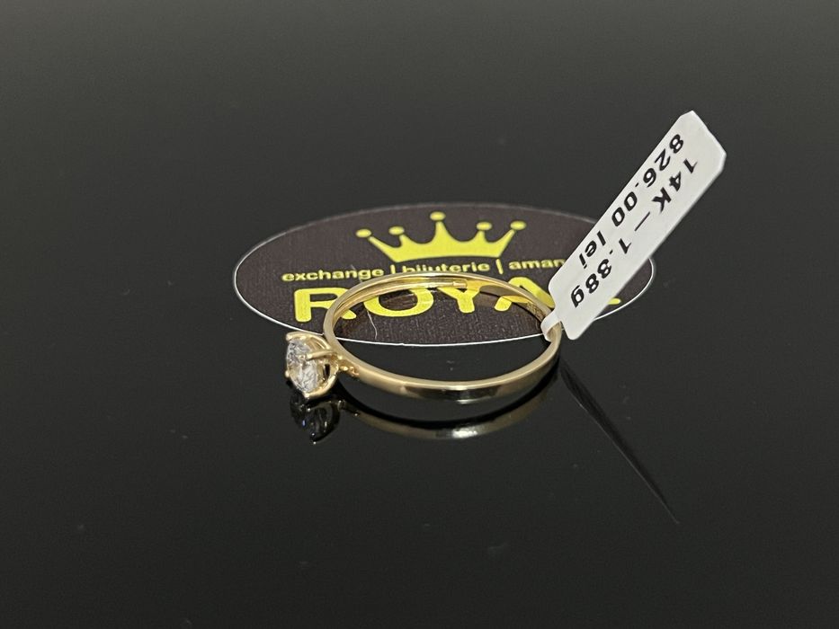 Bijuteria Royal CB : Inel dama aur nou 14k 1,38gr