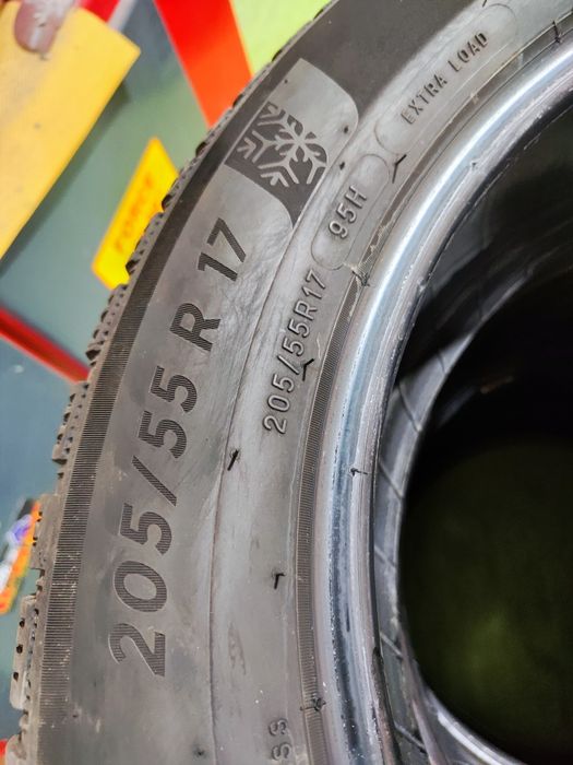 4 бр зимни гуми 205/55/17 Michelin