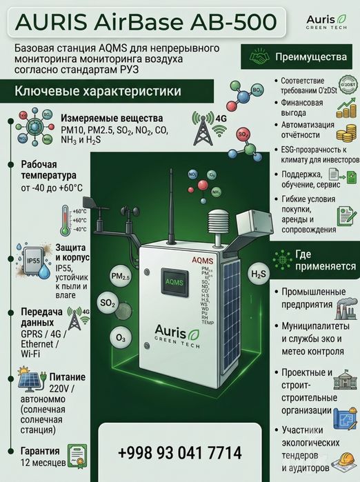 Atmosfera havo sifatini avtomatik monitoring stansiyalari
