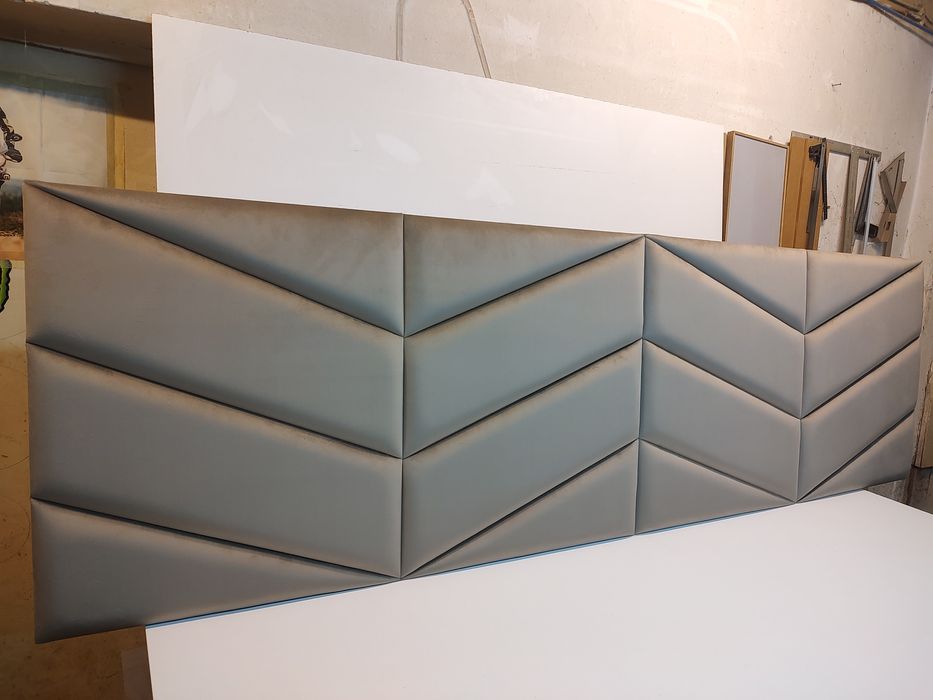 Меки стенни панели, Тапициран стенен панел, Табла за легло