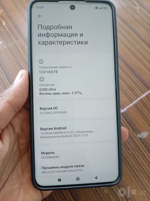 Redmi note 15 pro 12/256