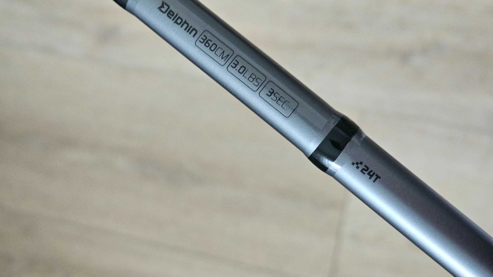 Lansete Crap Delphin Torks EVA, 3.60m cu mulinete Hakuyo MT 14000 PLUS