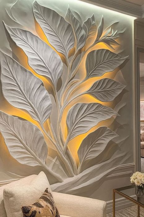 Барельеф на заказ | 3D декор стен | Дорогой интерьер