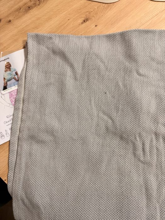 Sling cu inele Lennylamb - Herringbone Grey