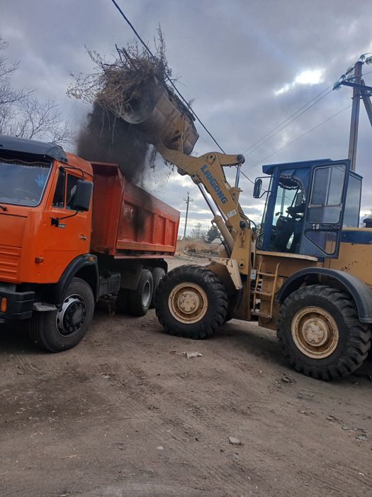 Камаз вывоз мусора с погрузчиком