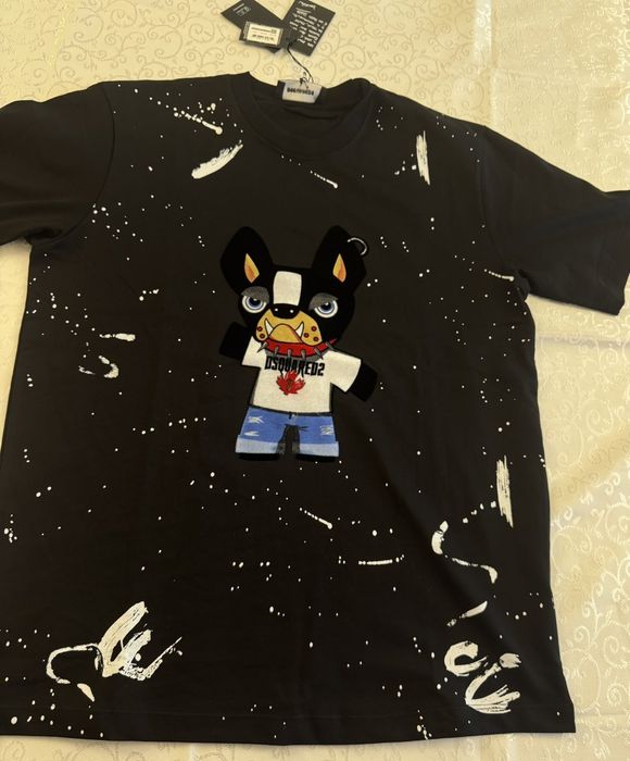 Промо!Dsquared2-Автентична чисто нова мъжка тениска Л номер