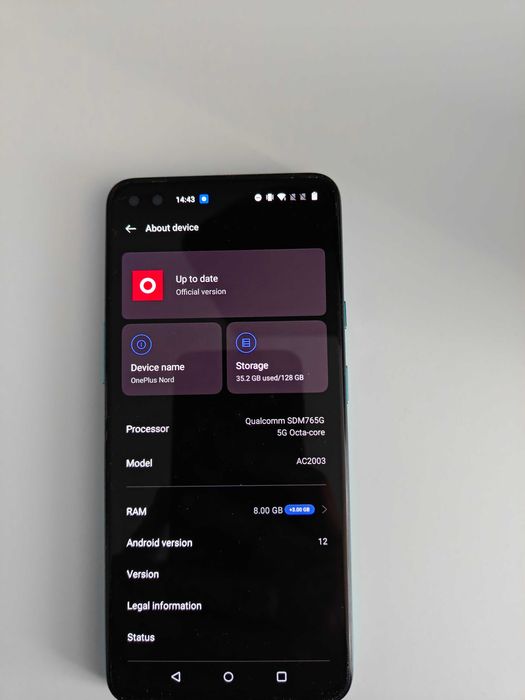 OnePlus Nord син 8GB/128GB