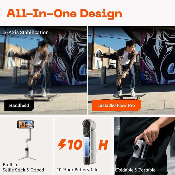 Стабилизатор Insta360 Flow Pro