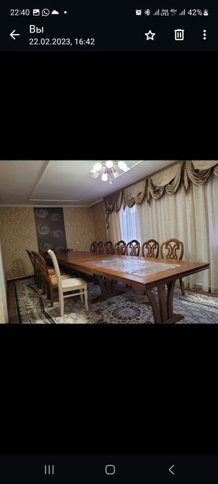 Продаетя Стол с 12 стулями