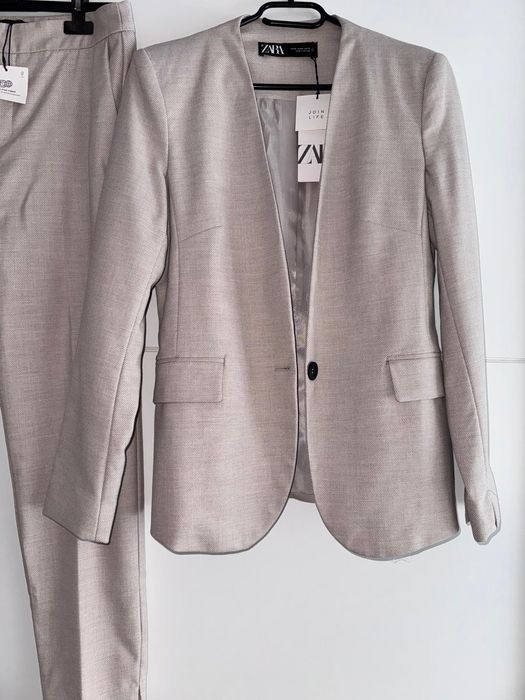 Costum cu pantoni office Zara S