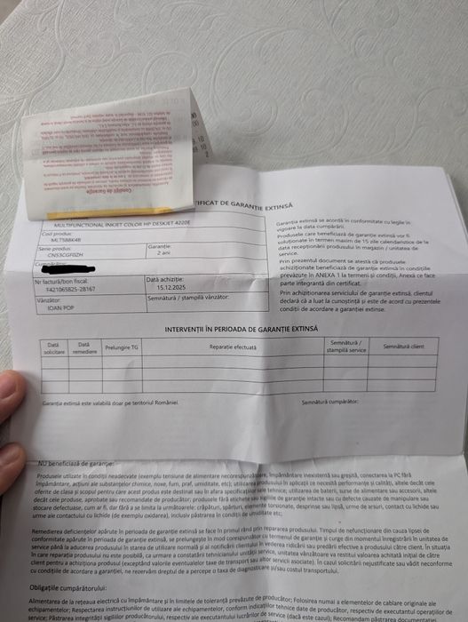 Imprimantă HP DeskJet 4220e