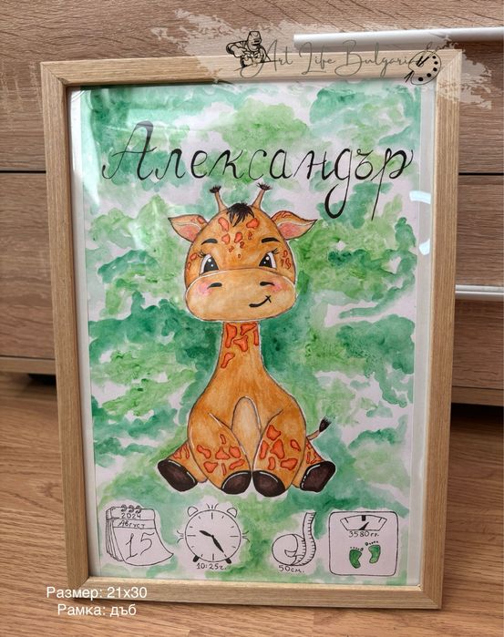 Ръчно рисувани картини с акрил