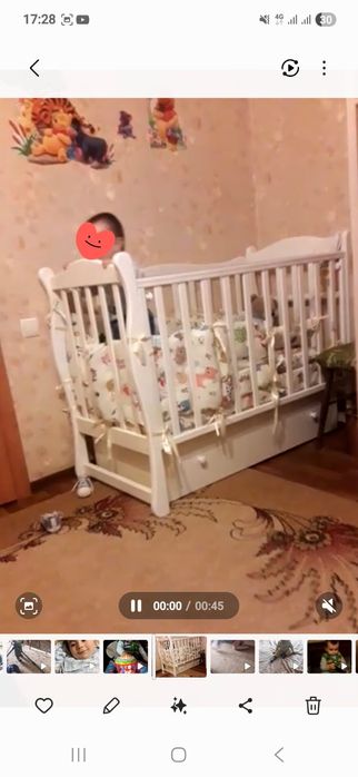 Продам новую кроватку