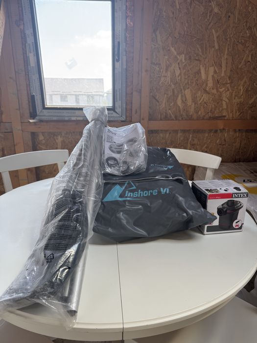 Barca pneumatica 3 pers. Crivit mare/lac noua