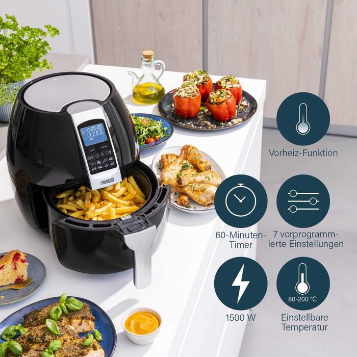 Фритюрник с горещ въздух Air Fryer Princess, 3.2л., 1500W
