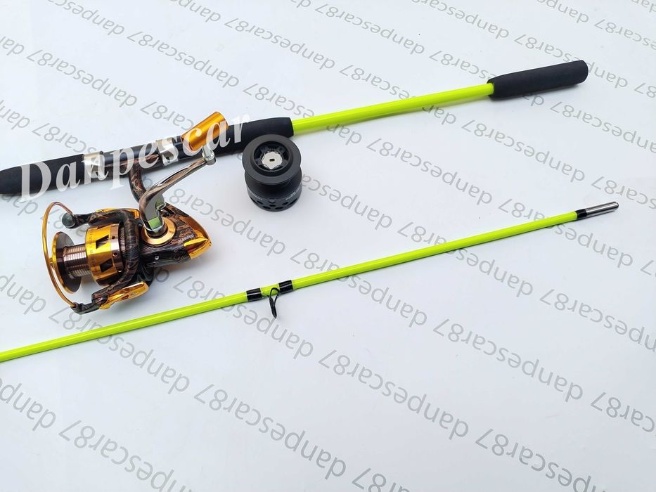 SET Lanseta WB fibra sticla plina 3m cu Mulineta MA6000 11 rulmenti